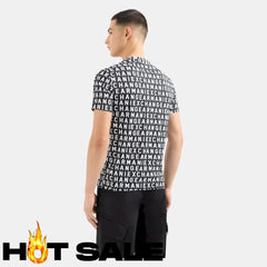 T-Shirt Men Black Armani Exchange L Camiseta