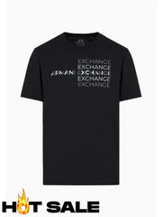 T-Shirt Men Black Armani Exchange XXL Camiseta