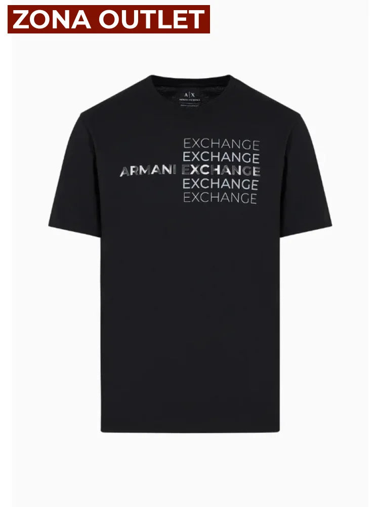 T-Shirt Men Black Armani Exchange XXL Camiseta