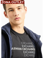 T-Shirt Men Black Armani Exchange XXL Camiseta