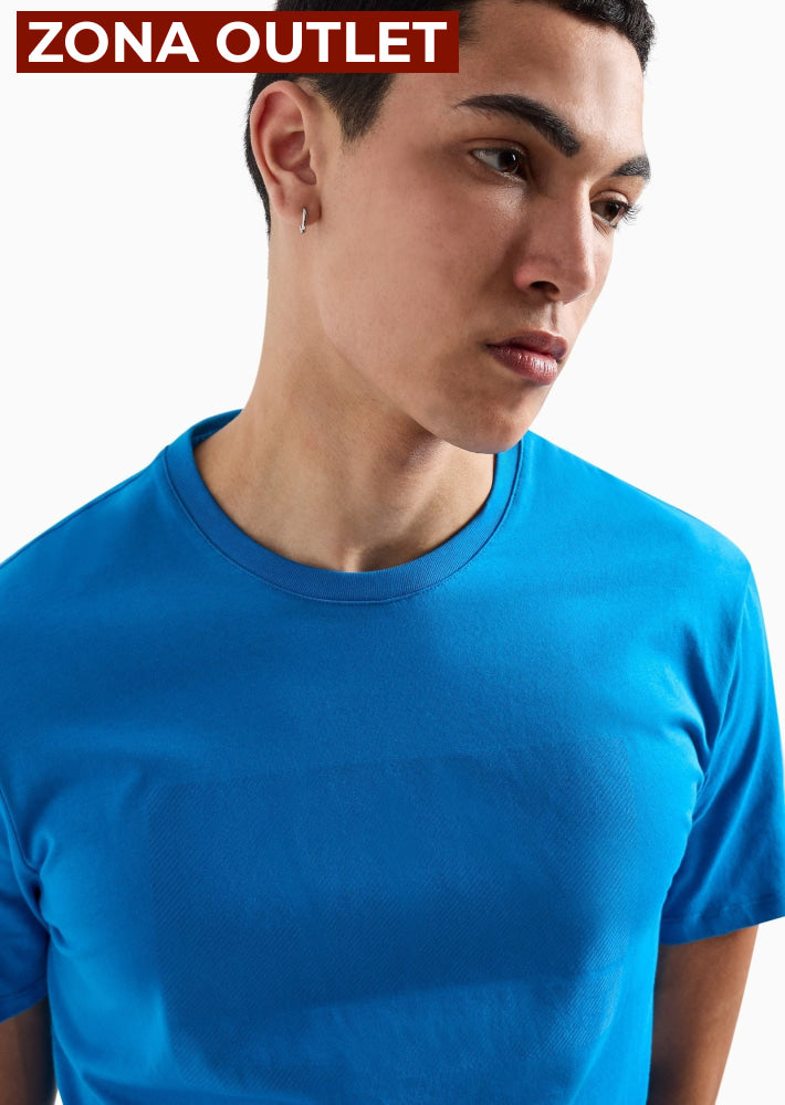 T-Shirt Men Blue Armani Exchange Camiseta