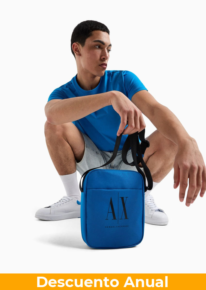 T-Shirt Men Blue Armani Exchange Camiseta