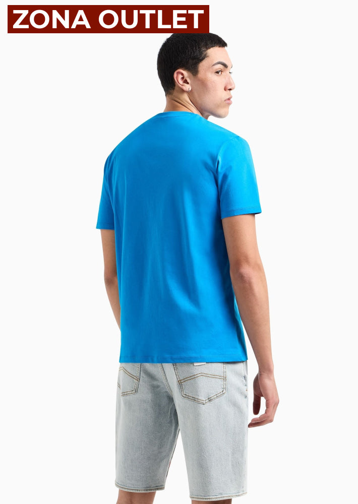 T-Shirt Men Blue Armani Exchange Camiseta
