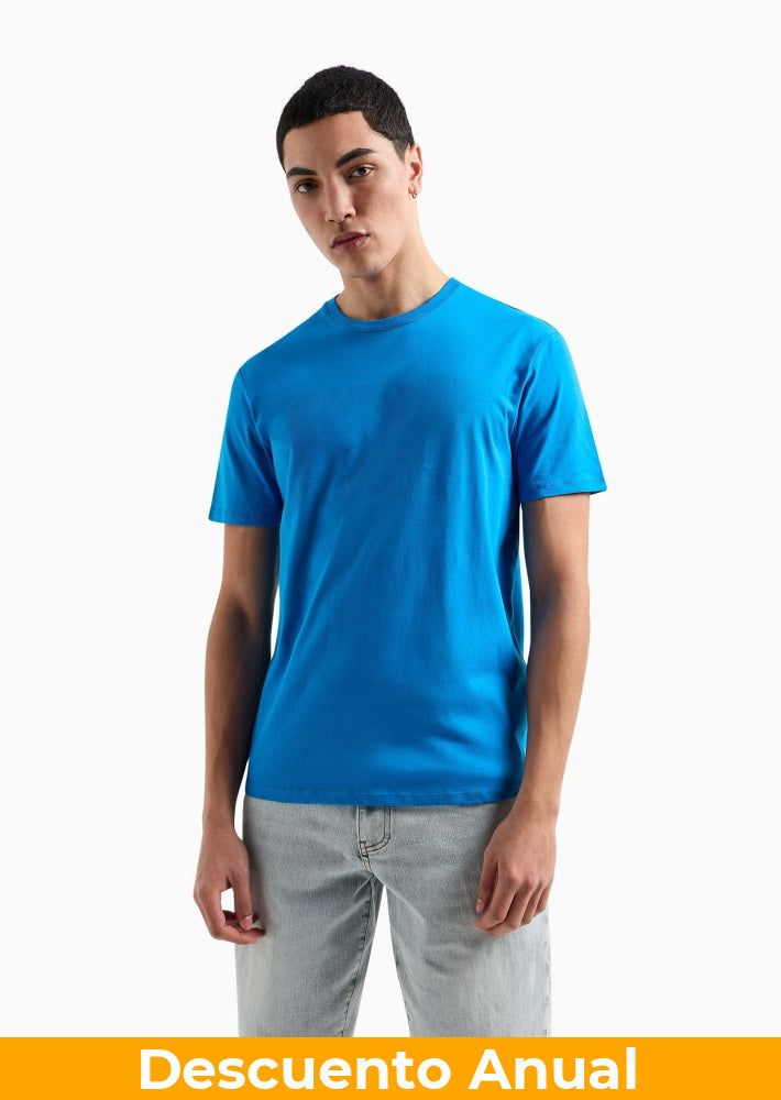 T-Shirt Men Blue Armani Exchange Camiseta