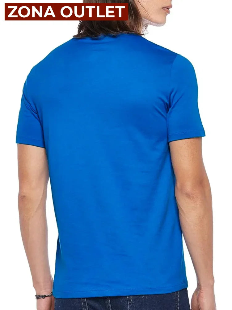 T-Shirt Men Blue Armani Exchange Camiseta