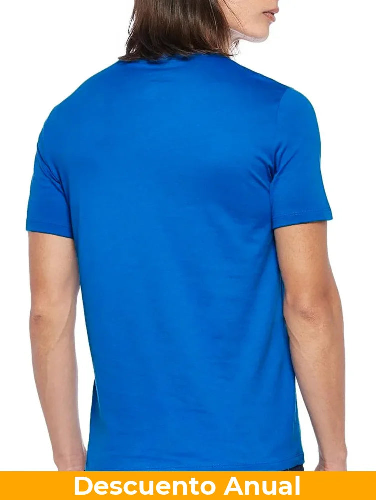 T-Shirt Men Blue Armani Exchange Camiseta
