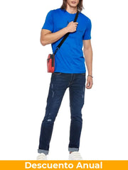 T-Shirt Men Blue Armani Exchange Camiseta