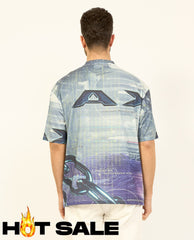 T-Shirt Men Chain Armani Exchange Camiseta