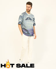 T-Shirt Men Chain Armani Exchange Camiseta