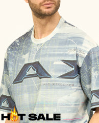 T-Shirt Men Chain Armani Exchange Camiseta
