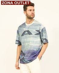 T-Shirt Men Chain Armani Exchange Camiseta