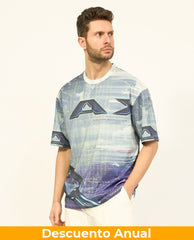 T-Shirt Men Chain Armani Exchange Camiseta