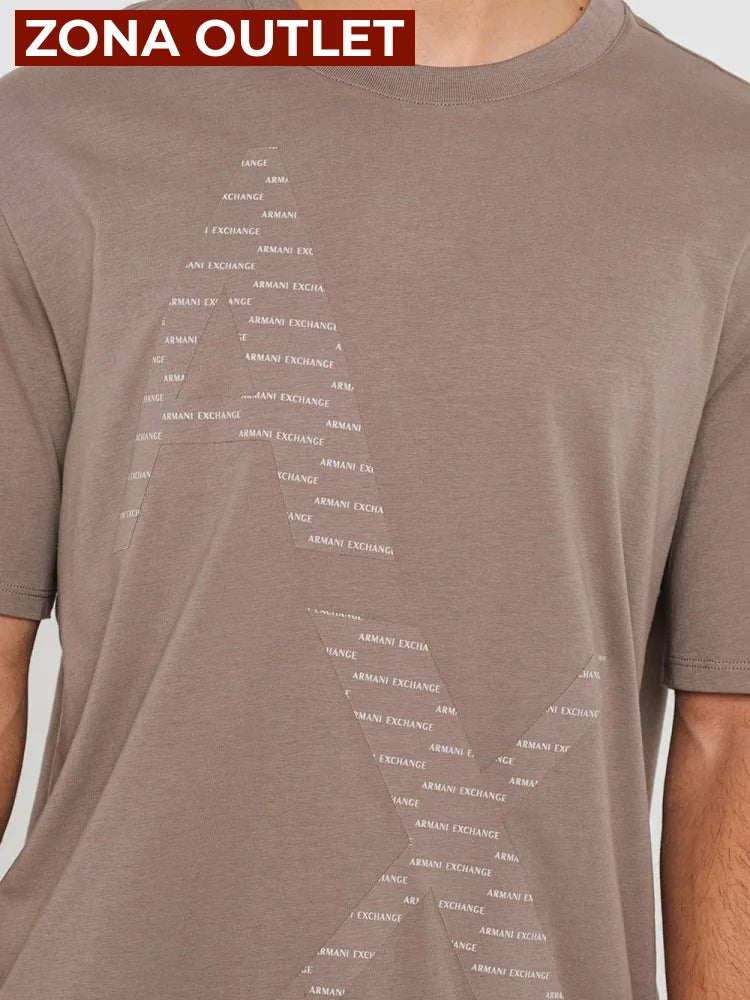 T-Shirt Men Driftwood Armani Exchange Camiseta