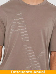 T-Shirt Men Driftwood Armani Exchange Camiseta