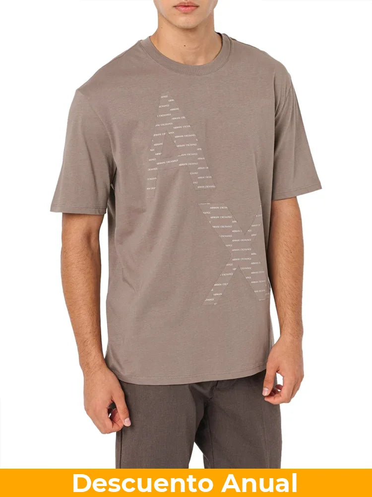 T-Shirt Men Driftwood Armani Exchange Camiseta