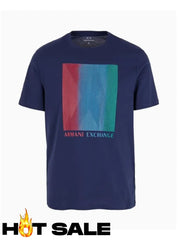 T-Shirt Men Naval Armani Exchange XXL Camiseta