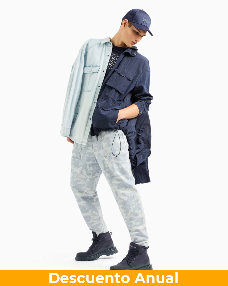 T-Shirt Men Navy Armani Exchange Camiseta