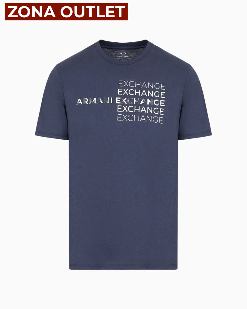 T-Shirt Men Navy Armani Exchange Camiseta