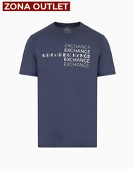 T-Shirt Men Navy Armani Exchange Camiseta