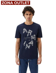 T-Shirt Men Navy Armani Exchange Camiseta
