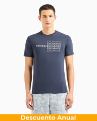 T-Shirt Men Navy Armani Exchange Camiseta