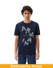 T-Shirt Men Navy Armani Exchange Camiseta