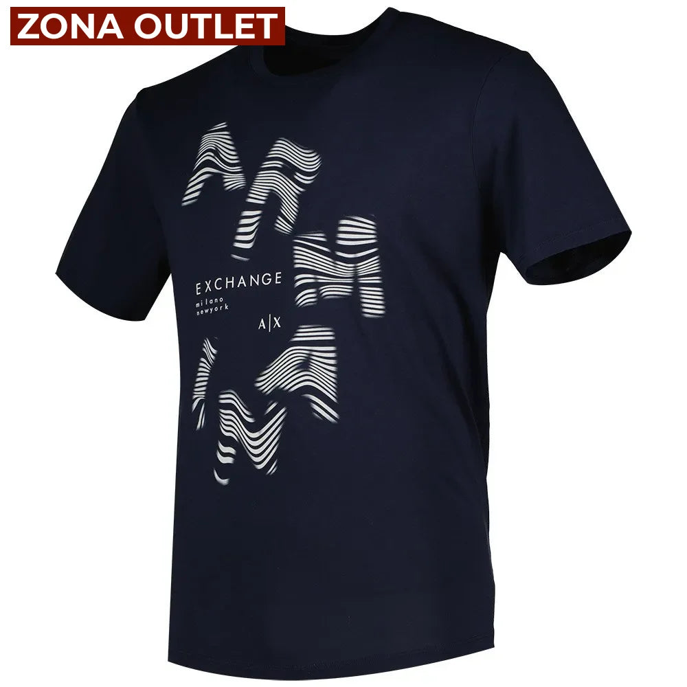 T-Shirt Men Navy Armani Exchange Camiseta