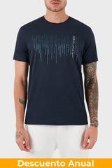 T-Shirt Men Navy Armani Exchange Camiseta