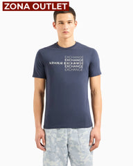 T-Shirt Men Navy Armani Exchange Camiseta