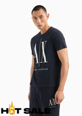 T-Shirt Men Navy Armani Exchange S Camiseta