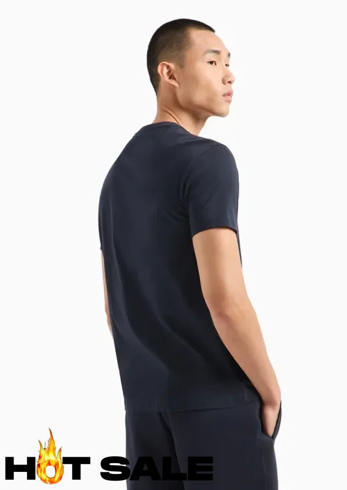 T-Shirt Men Navy Armani Exchange S Camiseta