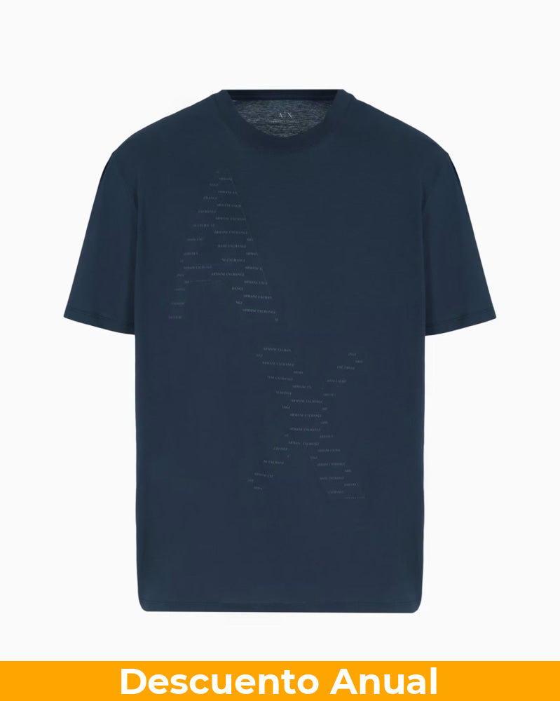 T-Shirt Men Navy Armani Exchange Camiseta