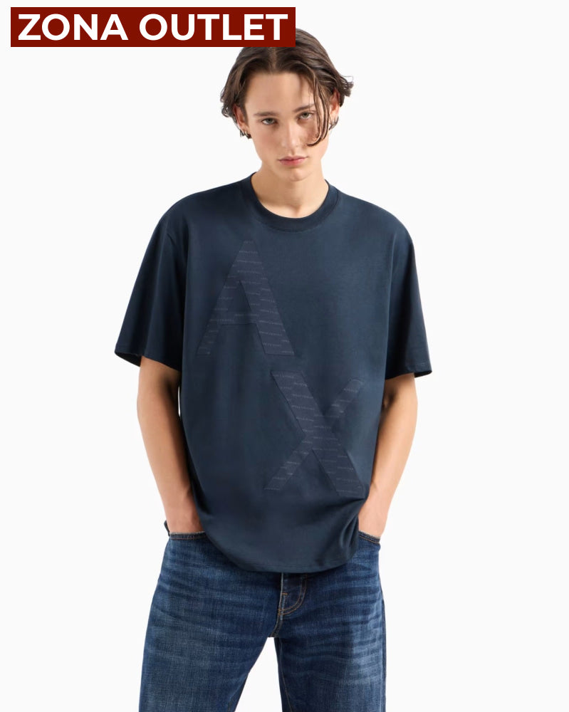T-Shirt Men Navy Armani Exchange Camiseta