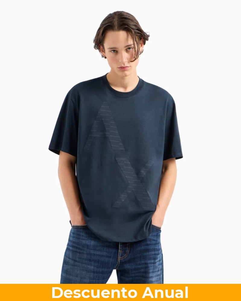 T-Shirt Men Navy Armani Exchange Camiseta