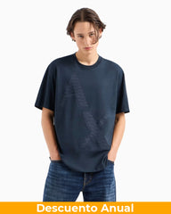 T-Shirt Men Navy Armani Exchange Camiseta