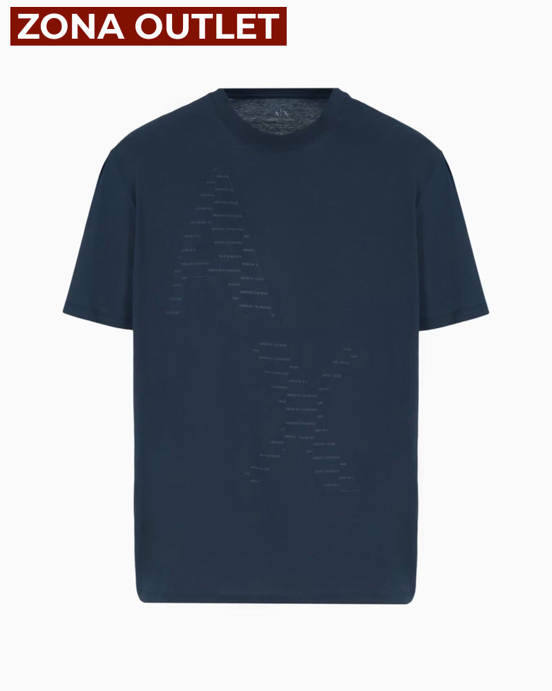 T-Shirt Men Navy Armani Exchange Camiseta