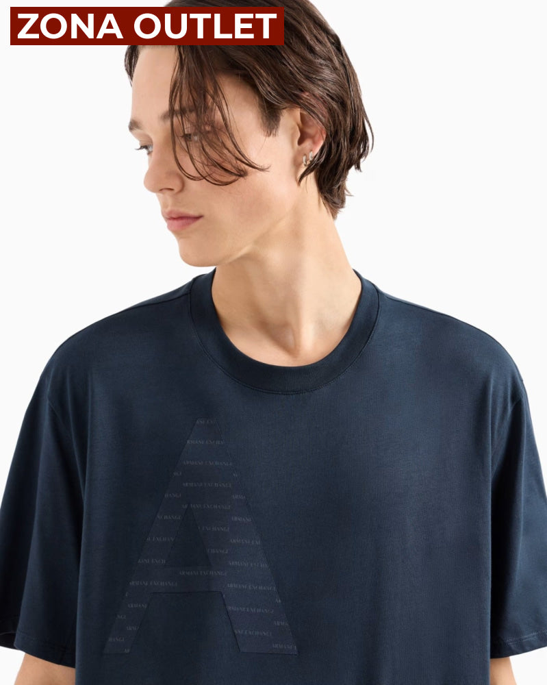 T-Shirt Men Navy Armani Exchange Camiseta