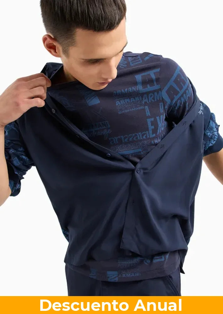 T-Shirt Men Night Sky Armani Exchange Camiseta