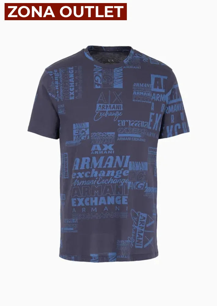 T-Shirt Men Night Sky Armani Exchange Camiseta