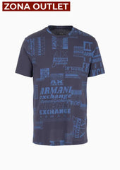 T-Shirt Men Night Sky Armani Exchange Camiseta