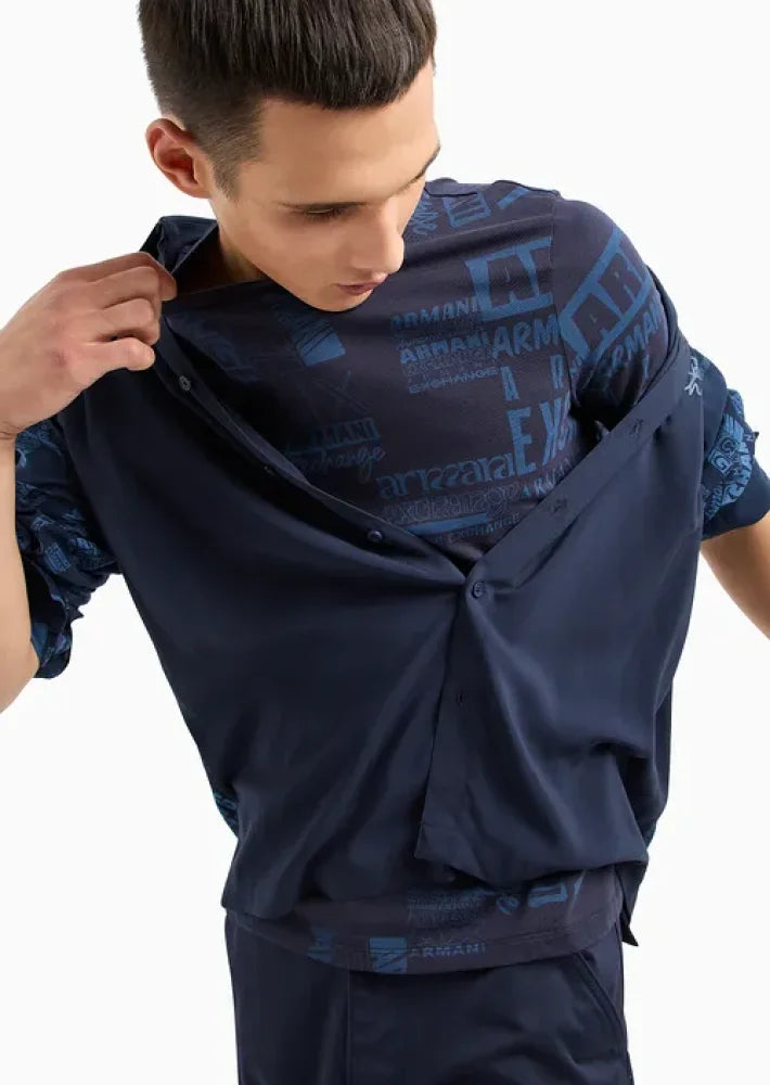 T-Shirt Men Night Sky Armani Exchange Camiseta