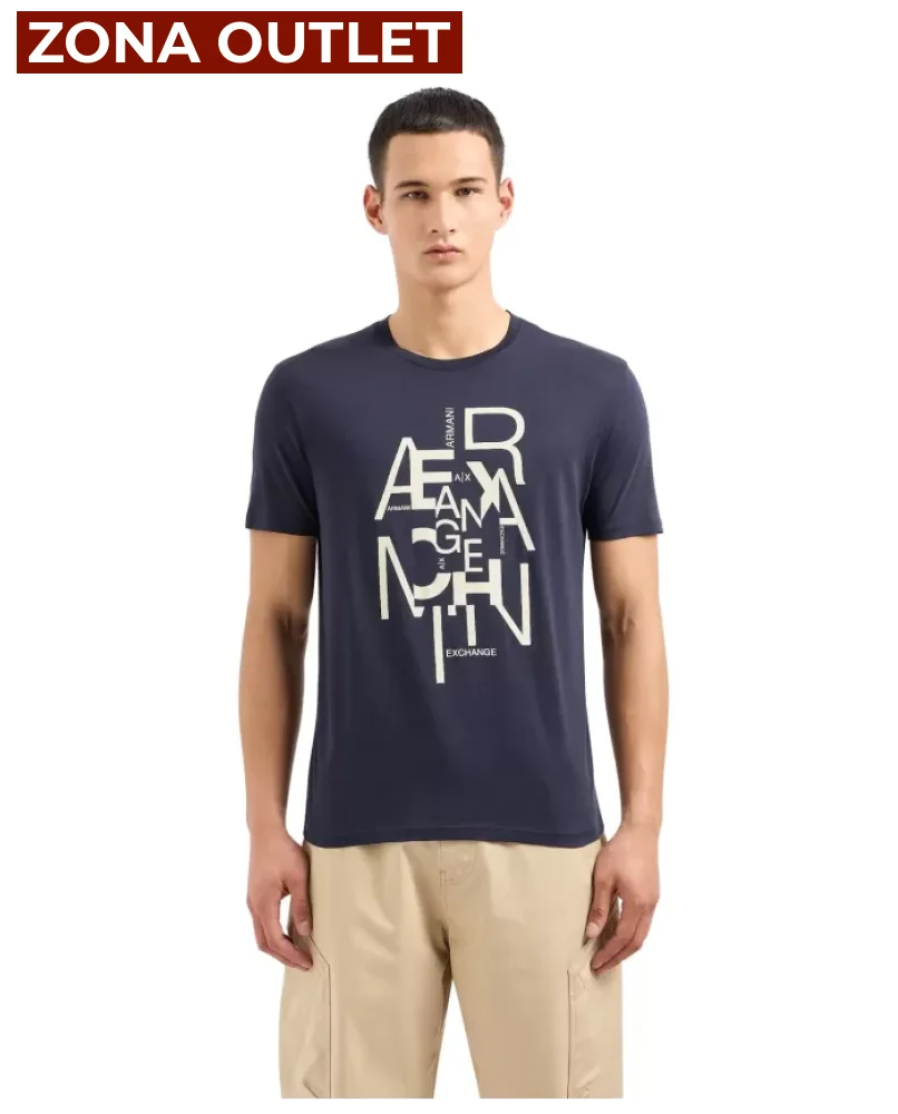 T-Shirt Men Night Sky Armani Exchange Camiseta