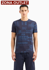 T-Shirt Men Night Sky Armani Exchange Camiseta