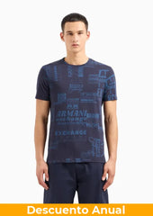 T-Shirt Men Night Sky Armani Exchange Camiseta
