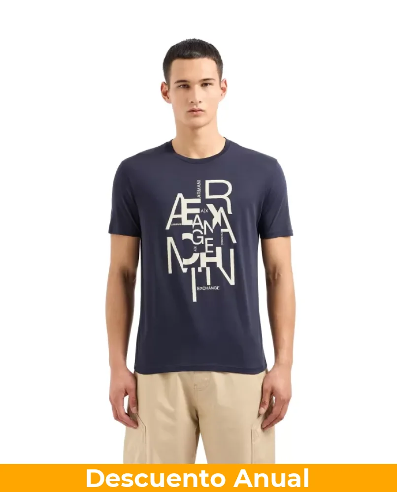 T-Shirt Men Night Sky Armani Exchange Camiseta