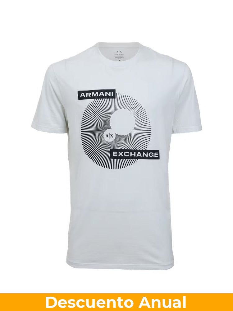 T-Shirt Men Off White Armani Exchange Camiseta