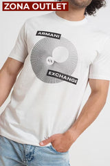 T-Shirt Men Off White Armani Exchange Camiseta