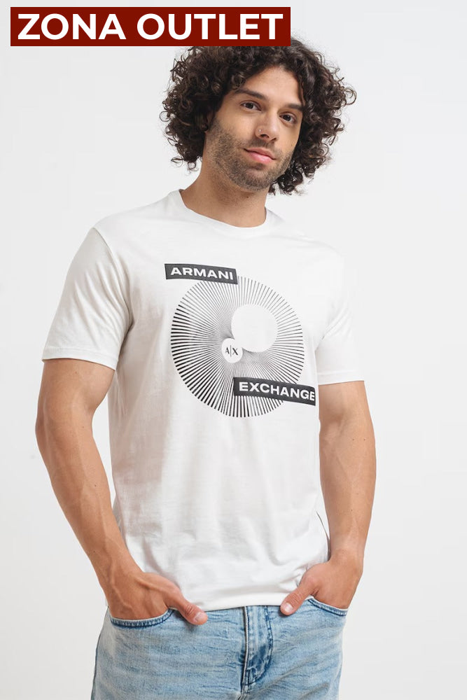 T-Shirt Men Off White Armani Exchange Camiseta