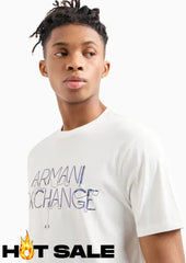 T-Shirt Men Off White Armani Exchange XXL Camiseta