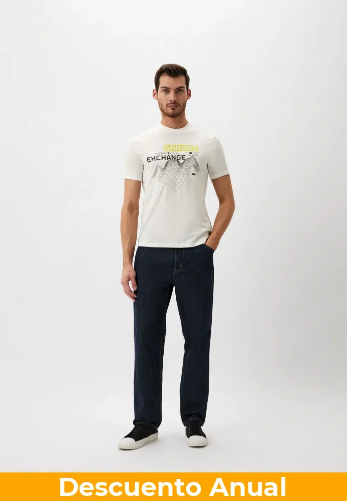 T-Shirt Men Off White Armani Exchange XXL Camiseta